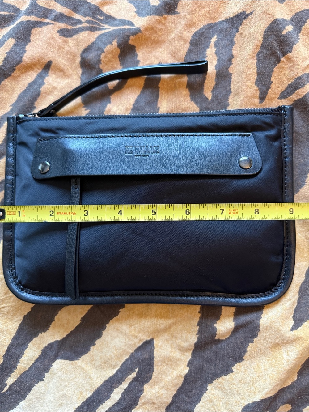 MZ Wallace Black Madison Clutch - Picture 6 of 7